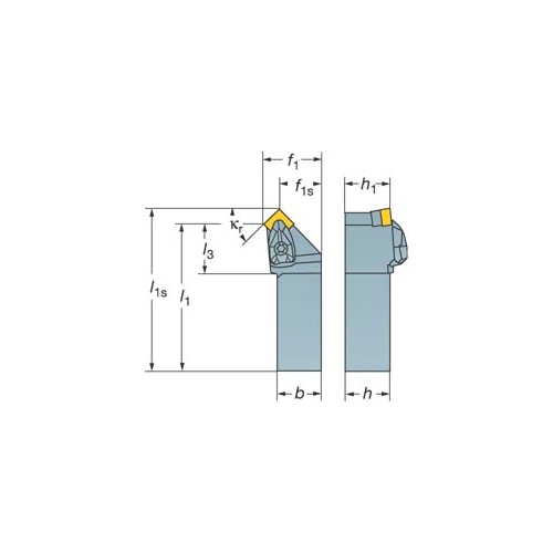 Skaftverktyg SANDVIK DSSNR/L 45° RC-Klamp