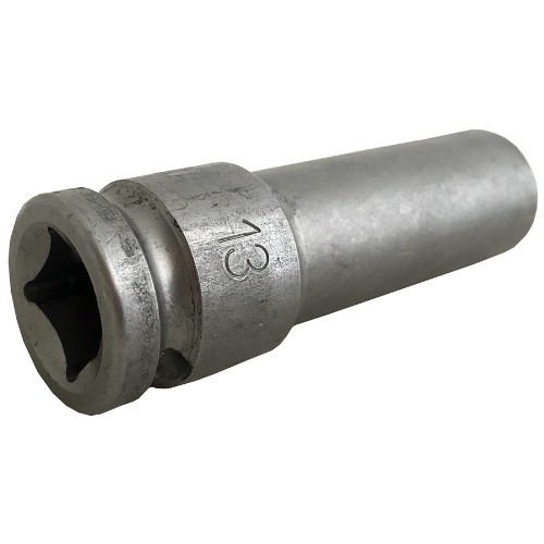 Krafthylsa 1/2" med magnet lång