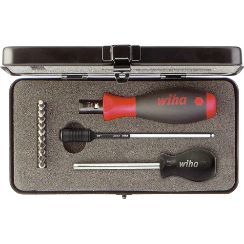 Momentskruvmejselsats 1/4" WIHA 2852S10 TorqueVario-S
