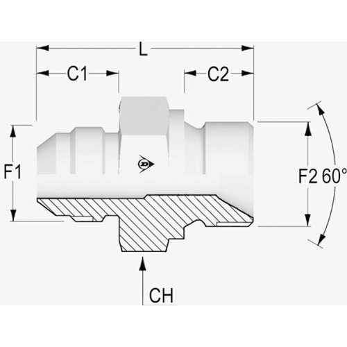 Adapter 206 CF DUNLOP HIFLEX