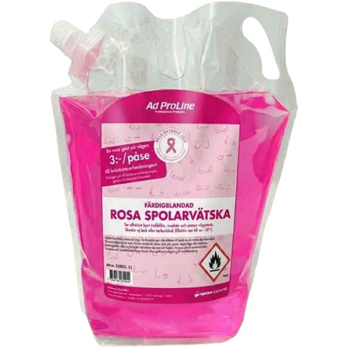 Spolarvätska Rosa färdigblandad