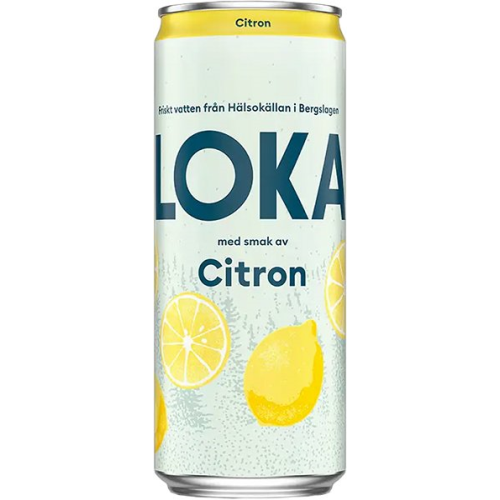 Mineralvatten LOKA citron kolsyrat
